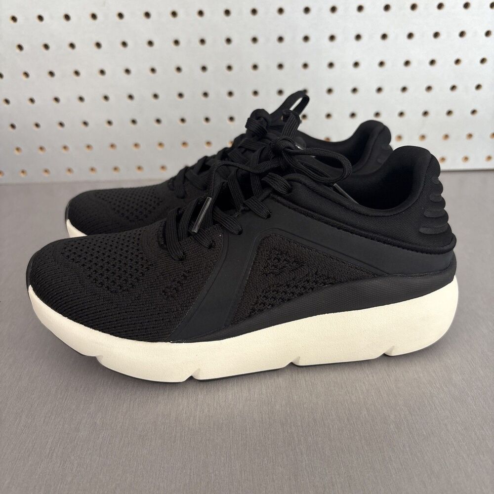 Abeo MXV Shift Shoes Womens Size 5 Black White Knit All Day Comfort Sneakers - Picture 2 of 16